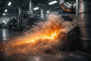 Где образуется взрывоопасная пыль и почему она опасна?