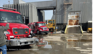 Взрыв пыли на заводе Cargill близ Уэйптона, Северная Дакота